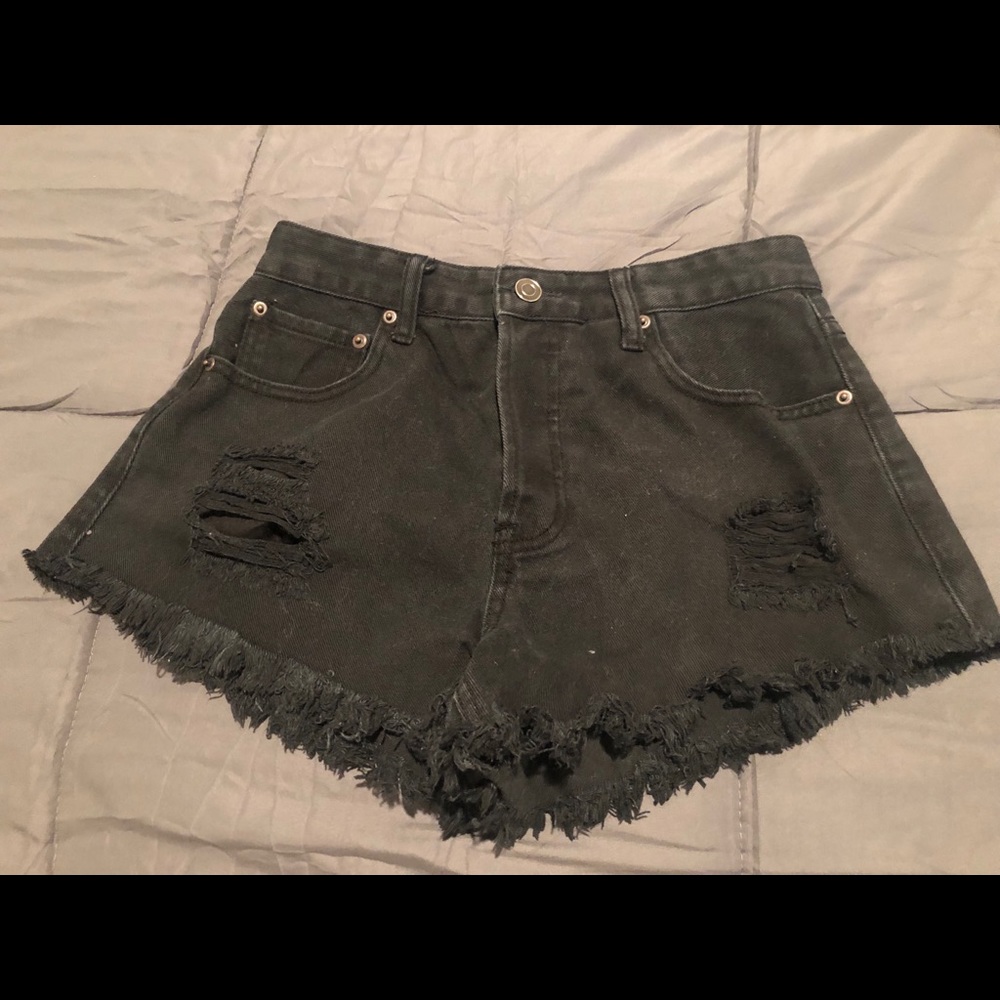 Black F21 shorts for sale!